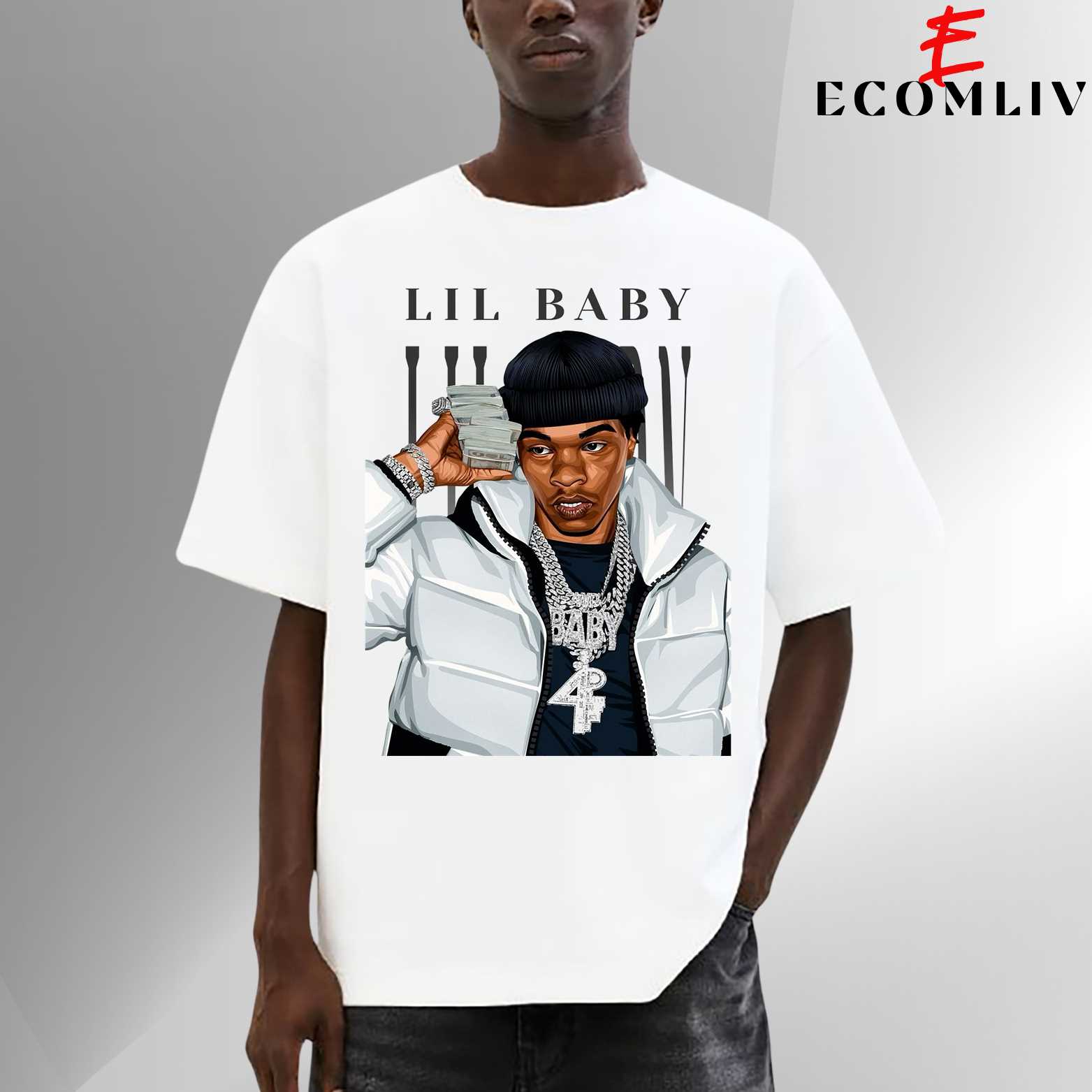 Lil Baby Y2k Trap T-Shirt, Flashback Rap Tee, Urban Retro Gift